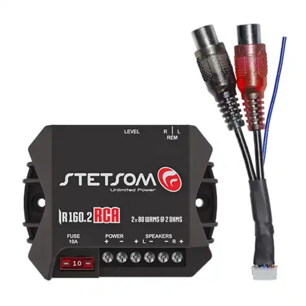 Vezi acum Amplificator auto Stetsom IIR 160.2 - 2 RCA, 2 canale, 160W RMS