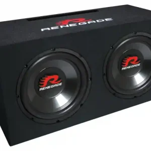 Vezi acum Subwoofer auto dual Renegade RXV1002, 2 x 25 cm, 500W RMS