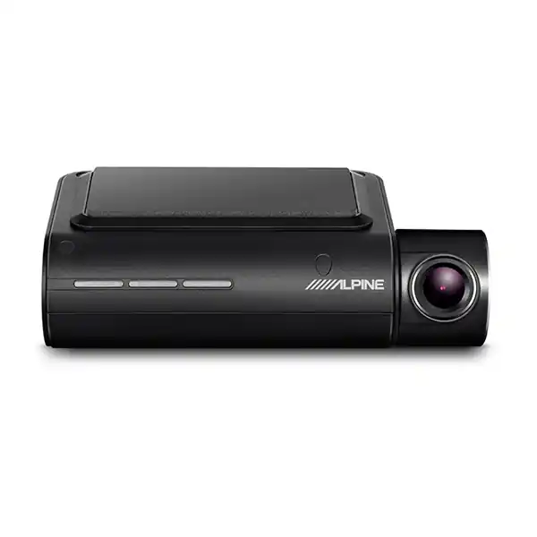 Discount Camera auto DVR Alpine DVR-F800PRO, FullHD, unghi de filmare 140°, senzor G, GPS, Wi-Fi, aplicatie mobila, card MicroSD 32GB inclus, negru