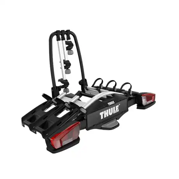 Ofertă limitată Suport auto pentru 3 biciclete Thule VeloCompact 926, cu prindere pe carligul de remorcare
