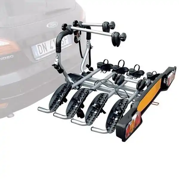 Suport auto pentru 4 biciclete Peruzzo TOW BALL CYCLECARRIER SIENA 668/4, cu prindere pe carligul de remorcare Ieftin